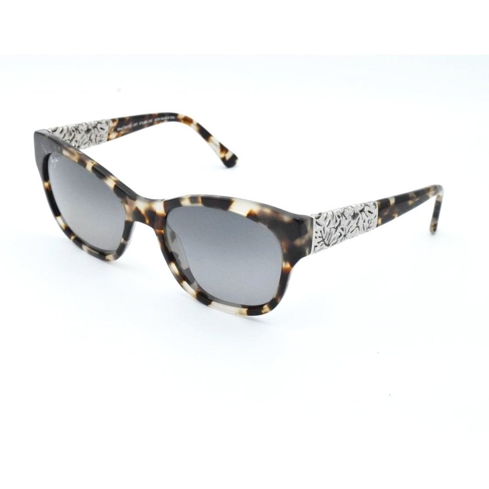 Maui Jim MONSTERA LEAF Mj 747-05T White Tokyo with 24K White Gold / Neut…